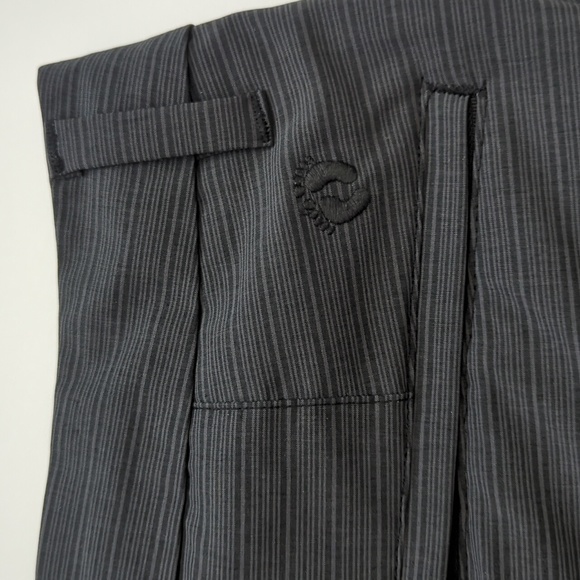 Hang Ten Hybrid 11 inch Flat Front Shorts Swimwear Grey Black size 32 NICE - Picture 8 of 11